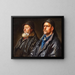 fiskere - Michael Ancher — indrammet kunstværk på væggen