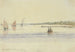 Chester Wharf-maleri, 20 miles downstream fra Philadelphia på Delaware, 27. juli 1846 - Michael Seymour — visning af kunstværket