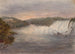 Clifton House Niagara mandag den 22. juli 1846 set fra toppen af Table Rock - Michael Seymour — visning af kunstværket