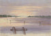 Quitter French Town tête de la baie de Chesapeake route vers Baltimore 26 juillet 1846 Elk River - Michael Seymour — visning af kunstværket