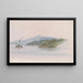 Stony Point nær Gibraltar ved Hudson-floden, USA, 24. juli 1846 - Michael Seymour — indrammet kunstværk på væggen