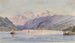 Les Highlands depuis Newburgh et Butter Hill, rivière Hudson - Michael Seymour — visning af kunstværket
