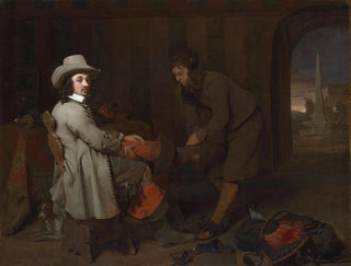 Anthonij de Bordes og hans tjener - Michael Sweerts — visning af kunstværket