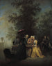 La Partie de dames - Michel-Barthélemy Ollivier — visning af kunstværket
