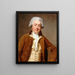 Portrait af Claude Nicolas Ledoux 1736-1806 arkitekt - Michel Martin Drolling — indrammet kunstværk på væggen
