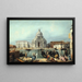 Santa Maria della Salute Venise - Michele Marieschi — indrammet kunstværk på væggen