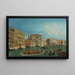 Le Grand Canal à Venise med Palazzo Foscari og Palazzo Balbi - Michele Marieschi — indrammet kunstværk på væggen