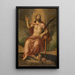 Christ triumferende maleri - Michiel Coxie — indrammet kunstværk på væggen