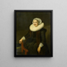 Portrait af en ældre kvinde - Michiel Jansz. van Mierevelt — indrammet kunstværk på væggen