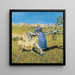 Midi i Alperne - Giovanni Segantini — indrammet kunstværk på væggen