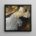 Midsommer - Leo Putz — indrammet kunstværk på væggen