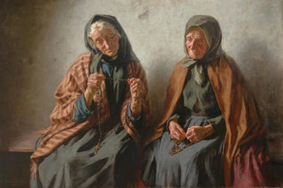 Mieczysaw Reyzner - Women Praying on the Porch.webp