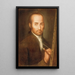 Portrait de José de Ibarra - Miguel Rudecindo Contreras — indrammet kunstværk på væggen