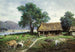 Ferme au bord de la rivière - Mikhail Klodt — visning af kunstværket