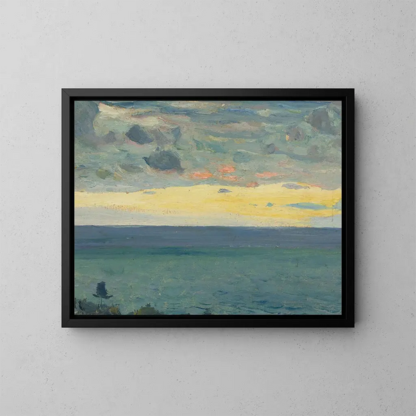 Mer - Mikhail Nesterov — indrammet kunstværk på væggen