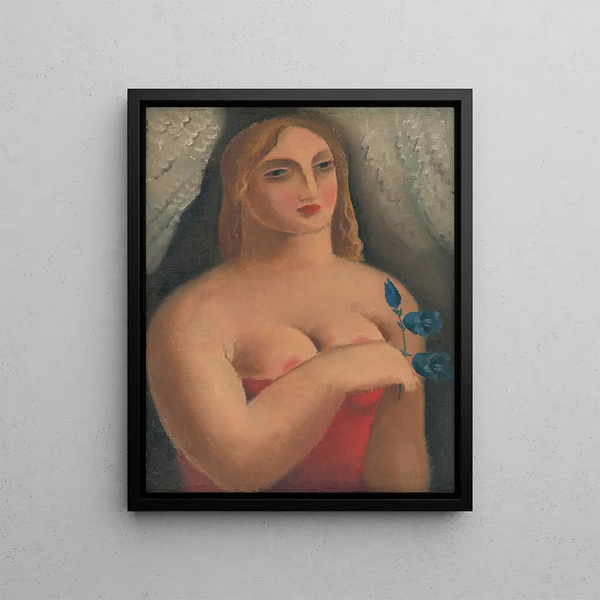 Mikul Galanda - Woman With Bellflowers.webp