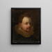 Tête de gentilhomme d'après Van Dyck - Miner Kilbourne Kellogg — indrammet kunstværk på væggen