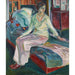 Reproduktion af maleriet af det siddende model på sofaen - Edvard Munch