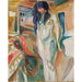 Reproduktion af maleriet Model af fletstol - Edvard Munch