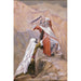 Reproduktion af maleriet James Tissot - Moses, der die Tafeln der Zehn Gebote zerstört