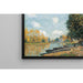 Reproduktion af maleriet Moret-maleri: Rives du Loing - Alfred Sisley