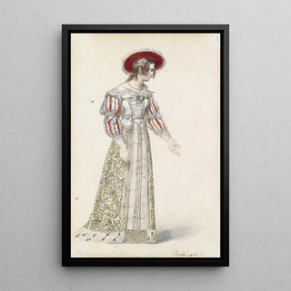 Moritz Michael Daffinger - Figurine in mittelalterlichem Kleid.webp