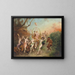 Fête des faunes et des nymphes - Moritz Stifter — indrammet kunstværk på væggen