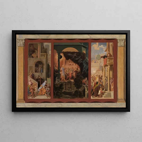Moritz von Schwind - Draft for the fairy tale of Cinderella.webp