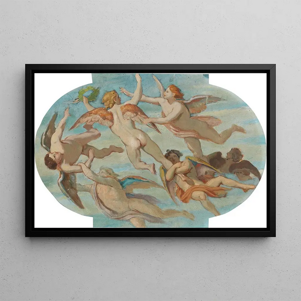 Moritz von Schwind - The Struggle for the Wreath.webp