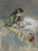 Maternitet - Mosè Bianchi — visning af kunstværket