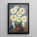 Bouquet de Marguerites - Moïse Kisling — indrammet kunstværk på væggen