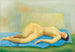 Ung kvinde liggende nøgen - Moïse Kisling — visning af kunstværket