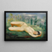 Nu i græsset - Moïse Kisling — indrammet kunstværk på væggen