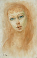 Portrait de Femme - Moïse Kisling — visning af kunstværket