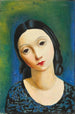 Tête de Jeune Fille - Moïse Kisling — visning af kunstværket