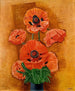 Vase de pavots - Moïse Kisling — visning af kunstværket