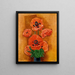 Vase de pavots - Moïse Kisling — indrammet kunstværk på væggen