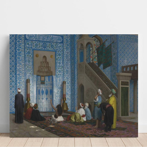 Reproduktion af maleriet Moské Rüstem Pacha, Istanbul - Jean-Léon Gérôme