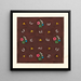Reproduktion af maleriet Motif floral til tekstiltryk Pl XXXVII - Anonym