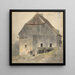 Moulin à vand - Ernst Erwin Oehme — indrammet kunstværk på væggen