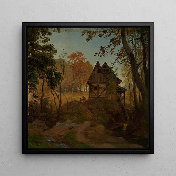 Moulin à eau - Johann Wilhelm Schirmer