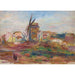 Reproduktion af maleriet Moulin sur la Colline de Montmartre - Pierre-Auguste Renoir
