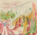 Mte ved veranda - Edvard Munch — visning af kunstværket
