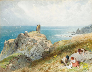 Myles Birket Foster - Fast Castle Berwickshire Scotland.webp