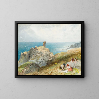 Myles Birket Foster - Fast Castle Berwickshire Scotland.webp