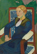 Portrait af Varvara Klimovich Toper - Nadezhda Lermontova — visning af kunstværket