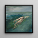 Nageur - John La Farge — indrammet kunstværk på væggen