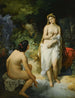 Les Baigneuses - Nándor Rákóczy — visning af kunstværket