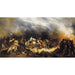 Reproduktion af maleriet Napoleon ved Waterloo af Auguste Raffet Maleri