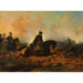 Reproduktion af maleriet Napoléon-udbringning ved Waterloo af Hippolyte Bellangé